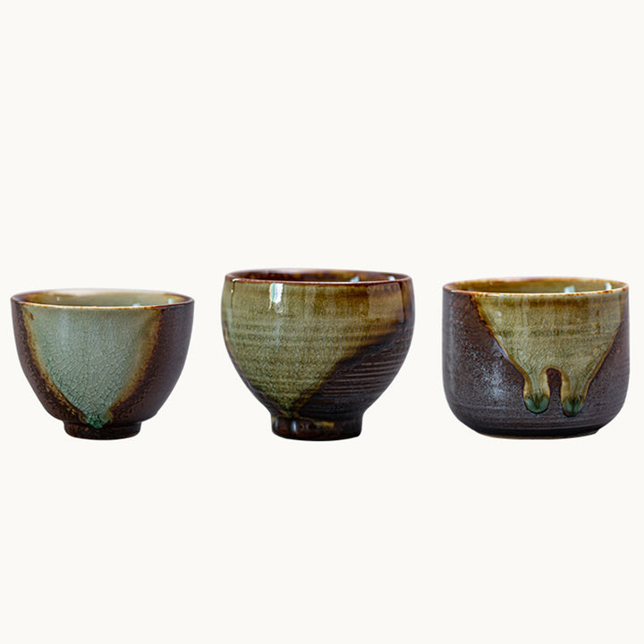 Buddha Stones Retro Brown Kiln Change Ceramic Teacup Kung Fu Tea Cup - image 15