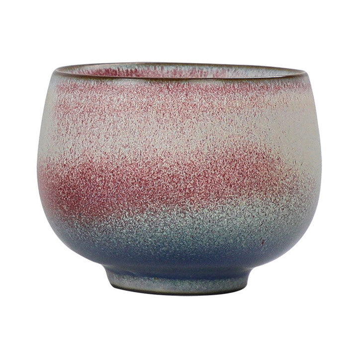 Buddha Stones Retro Red Gradient Kiln Change Ceramic Teacup Kung Fu Tea Cup - image 4