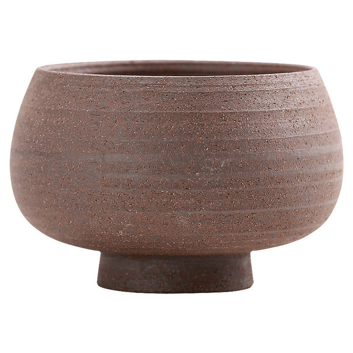 Buddha Stones Handcrafted Retro Brown Ceramic Teacup Kung Fu Tea Cup - image 12