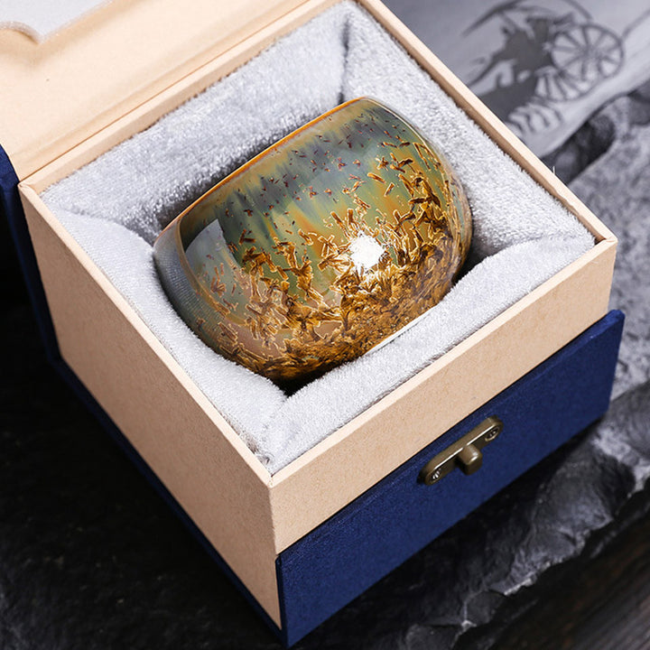 Buddha Stones Colorful Brown Ceramic Teacup Kung Fu Tea Cup Bowl - image 7