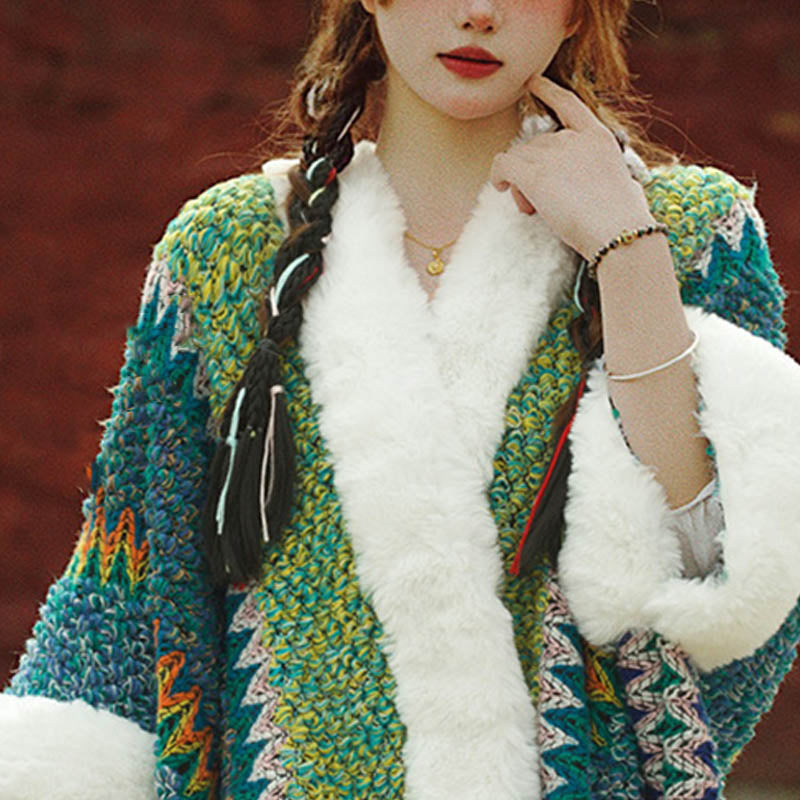 Buddha Stones Tibetan Multicolored Striped Shawl Winter Cozy Travel Scarf Wrap - image 25