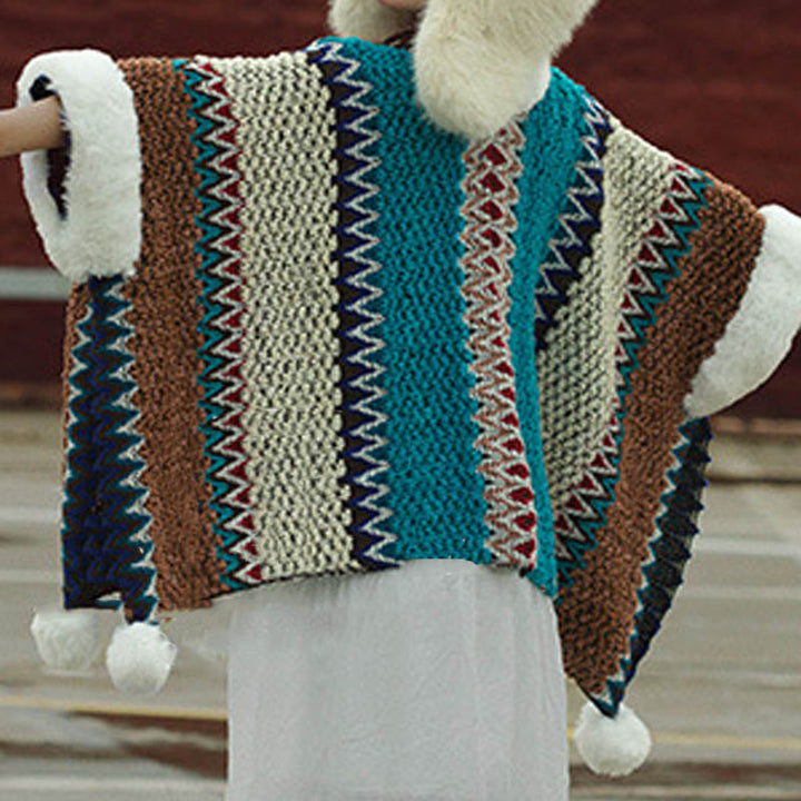 Buddha Stones Tibetan Multicolored Striped Shawl Winter Cozy Travel Scarf Wrap - image 52