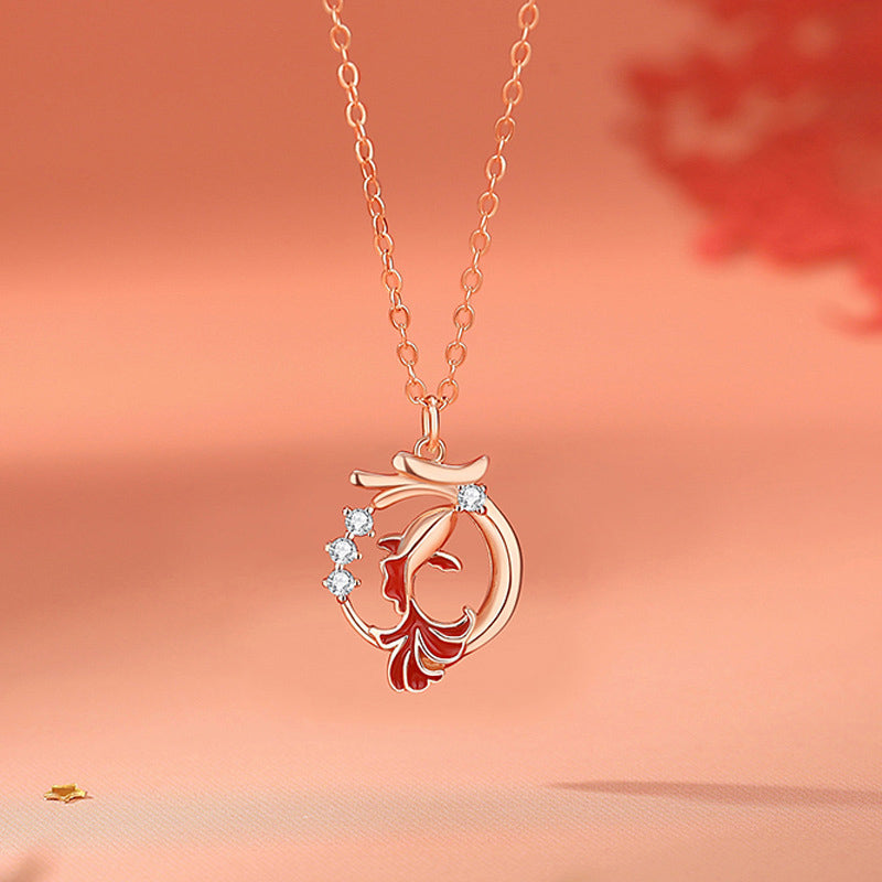 Buddha Stones 925 Sterling Silver Year Of The Dragon Koi Fish Fu Character Luck Necklace Pendant Bracelet - image 2