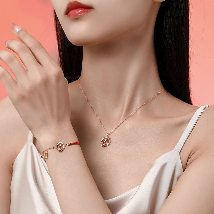 Buddha Stones 925 Sterling Silver Year Of The Dragon Koi Fish Fu Character Luck Necklace Pendant Bracelet - image 8