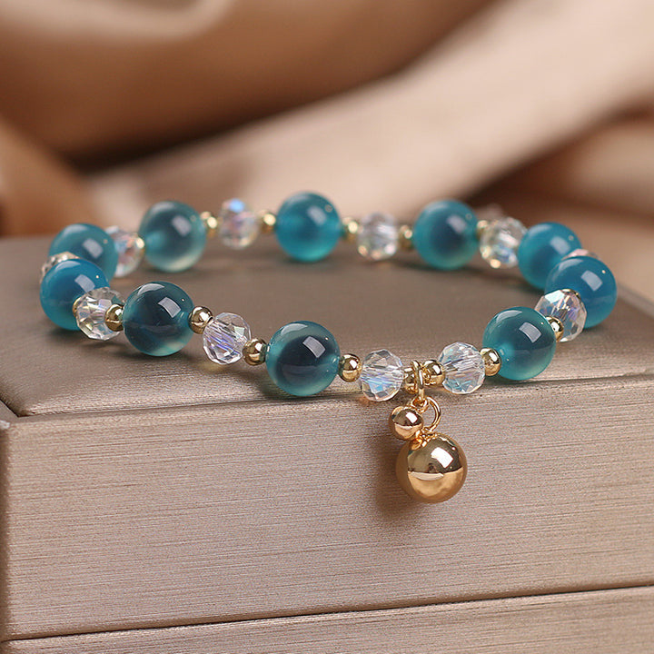 Buddha Stones Candy Agate Healing Harmony Bead Charm Bracelet - image 4