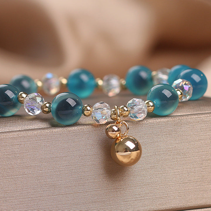 Buddha Stones Candy Agate Healing Harmony Bead Charm Bracelet - image 5