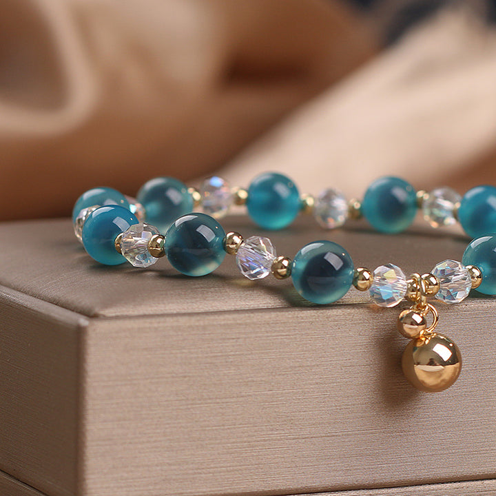 Buddha Stones Candy Agate Healing Harmony Bead Charm Bracelet - image 8