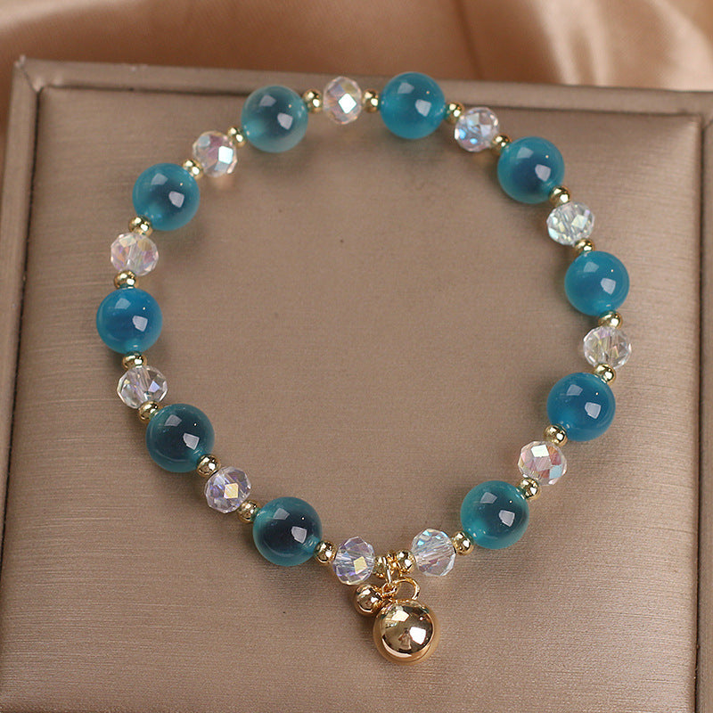 Buddha Stones Candy Agate Healing Harmony Bead Charm Bracelet - image 1