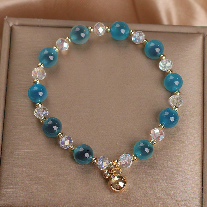 Buddha Stones Candy Agate Healing Harmony Bead Charm Bracelet - image 1