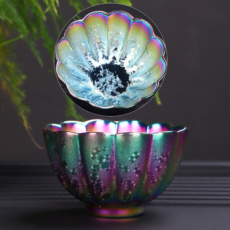 Buddha Stones Rainbow Color Jianzhan Ceramic Teacup Kung Fu Tea Cup Bowl - image 3