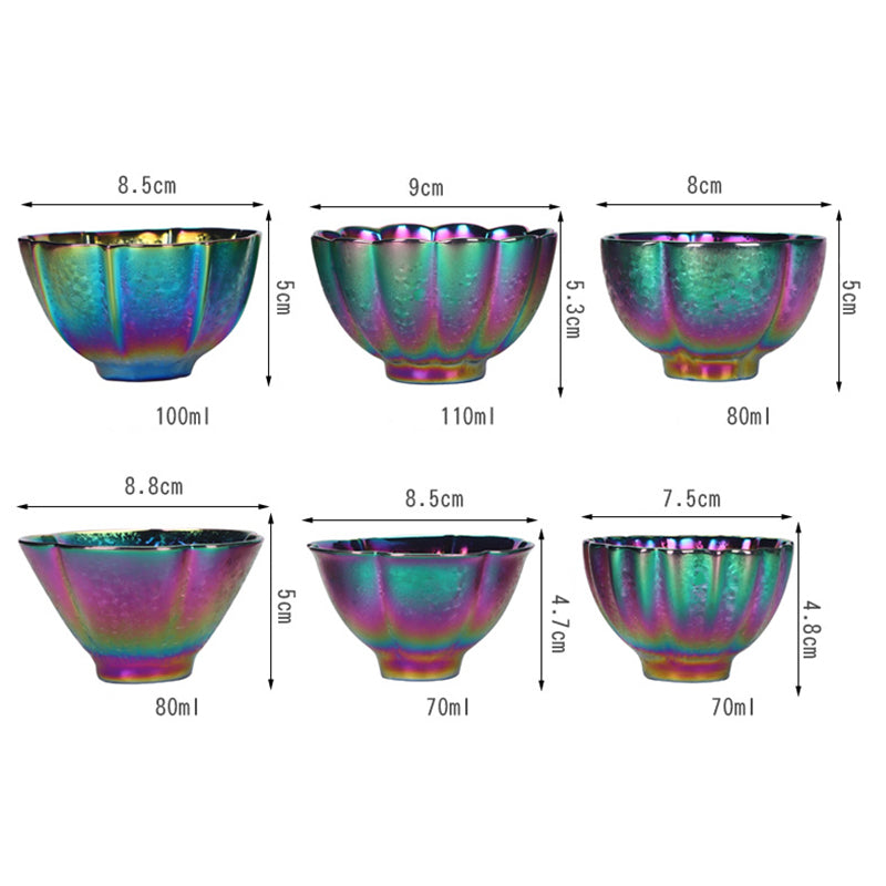 Buddha Stones Rainbow Color Jianzhan Ceramic Teacup Kung Fu Tea Cup Bowl - image 14