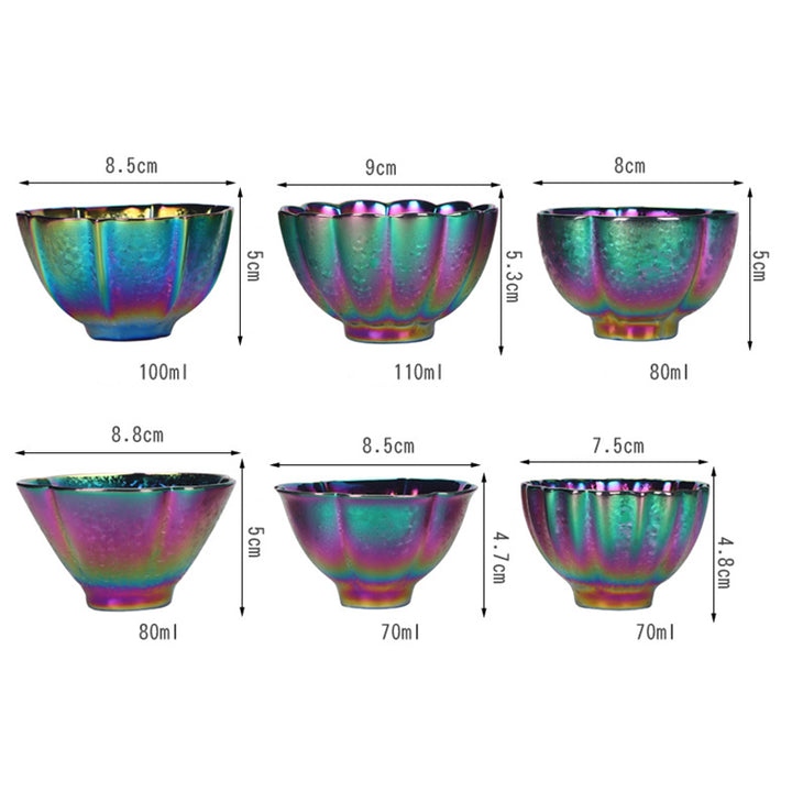 Buddha Stones Rainbow Color Jianzhan Ceramic Teacup Kung Fu Tea Cup Bowl - image 14