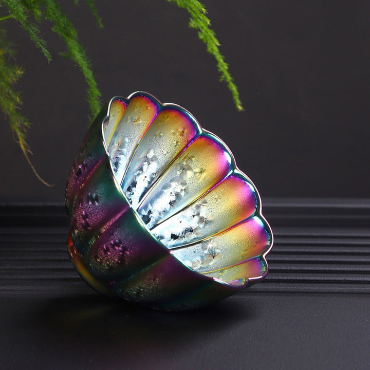 Buddha Stones Rainbow Color Jianzhan Ceramic Teacup Kung Fu Tea Cup Bowl - image 5