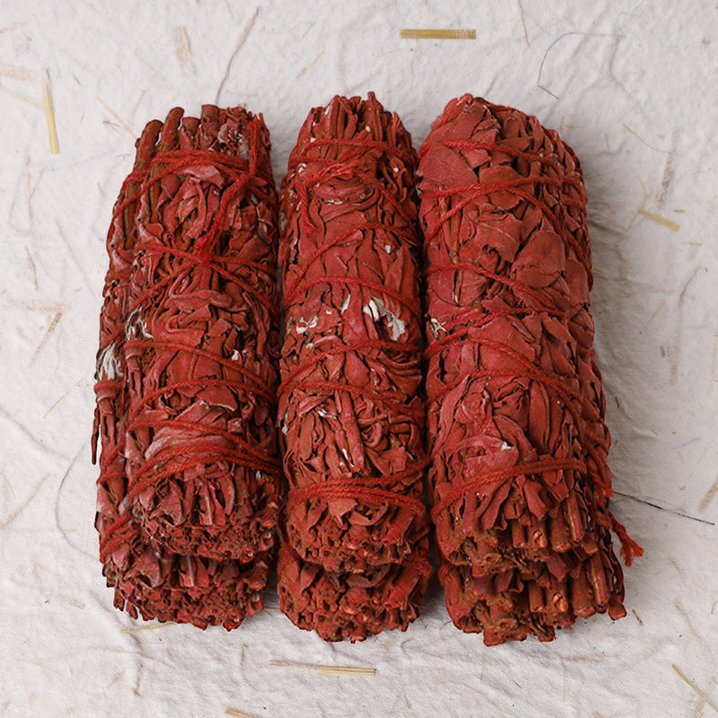 Buddha Stones Dragon's Blood Sage Smudge Stick for Home Negative Energy Cleansing Incense Healing Meditation Rituals - 6 Stick (10.1cm/Stick - image 7