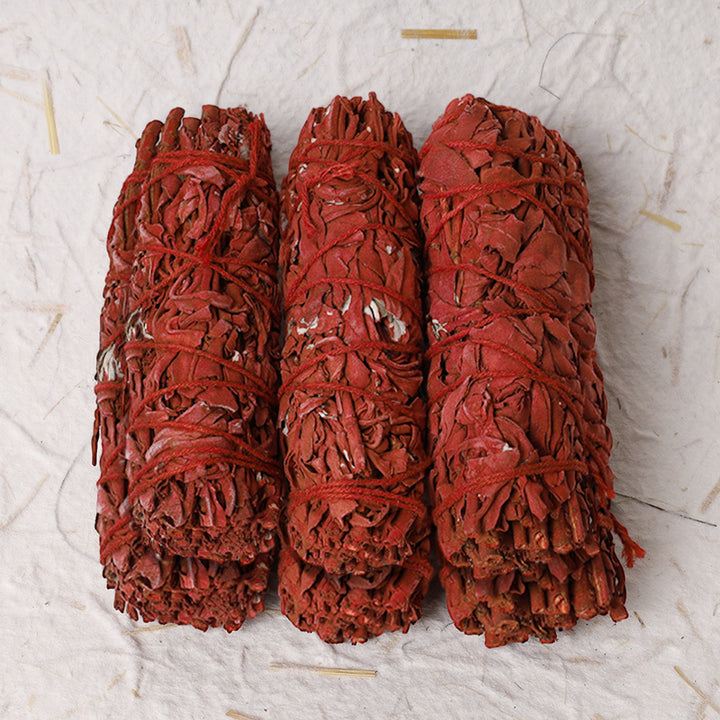 Buddha Stones Dragon's Blood Sage Smudge Stick for Home Negative Energy Cleansing Incense Healing Meditation Rituals - 6 Stick (10.1cm/Stick - image 7
