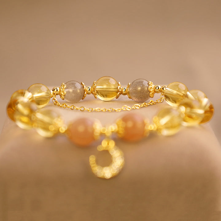 Buddha Stones Blessed Moon Citrine Abundant Energy Bracelet - image 9