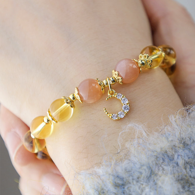 Buddha Stones Blessed Moon Citrine Abundant Energy Bracelet - image 7