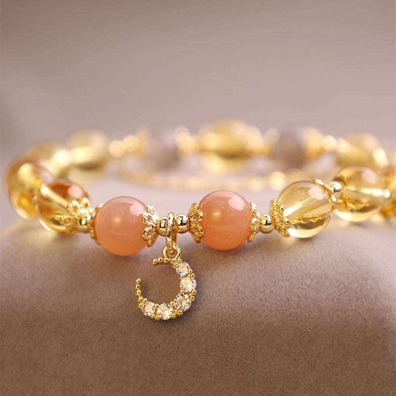 Buddha Stones Blessed Moon Citrine Abundant Energy Bracelet - image 3