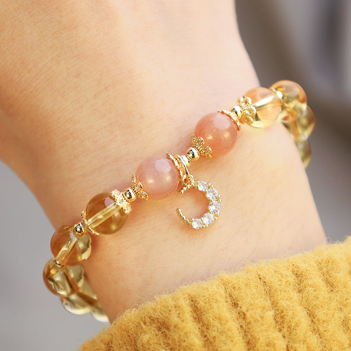 Buddha Stones Blessed Moon Citrine Abundant Energy Bracelet - image 4