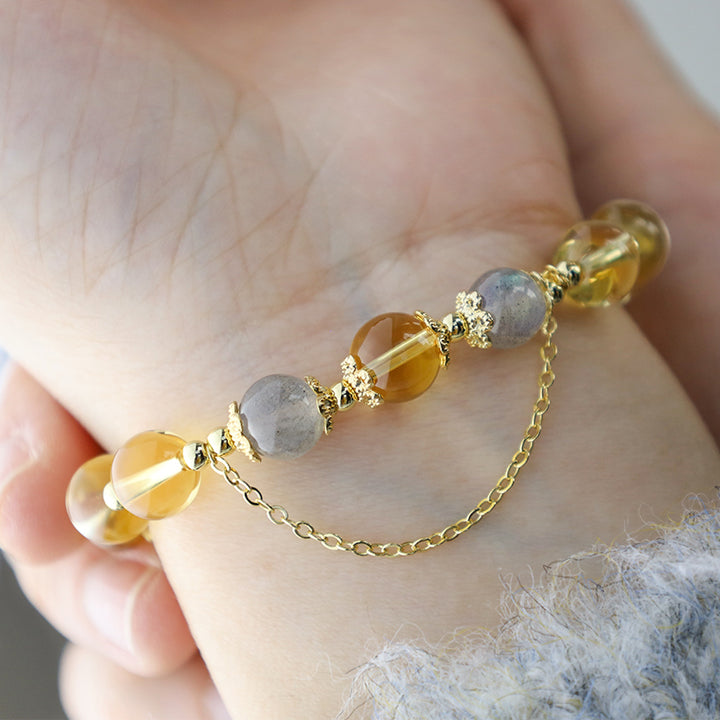 Buddha Stones Blessed Moon Citrine Abundant Energy Bracelet - image 8