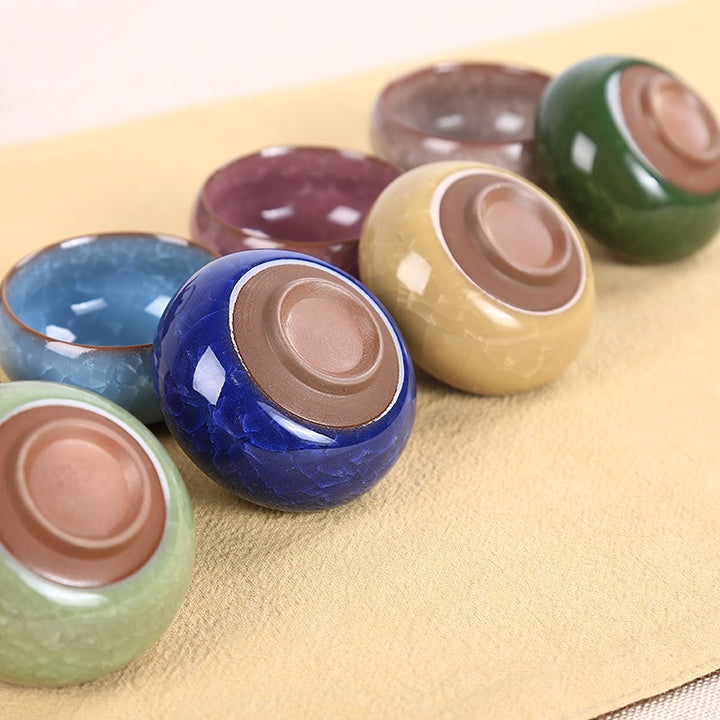 Buddha Stones Cute Koi Fish Ceramic Teacup Kung Fu Tea Cup Bowl 45ml - image 11