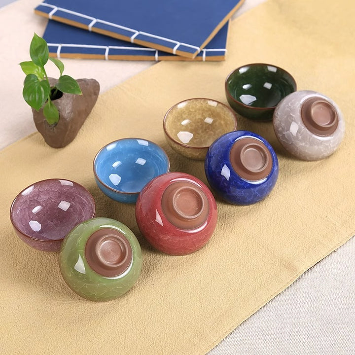 Buddha Stones Cute Koi Fish Ceramic Teacup Kung Fu Tea Cup Bowl 45ml - image 12