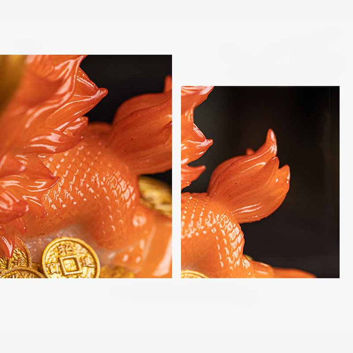 Buddha Stones Color Changing Small Kirin Resin Tea Pet Home Figurine Decoration - image 9