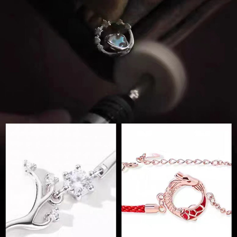 Buddha Stones 925 Sterling Silver Year Of The Dragon Copper Koi Fish Luck Protection Bracelet - image 10