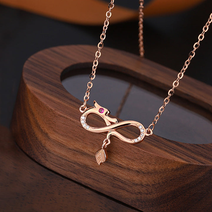 Buddha Stones 999 Sterling Silver Year Of The Dragon Endless Knot Tail Charm Protection Necklace Pendant - image 10
