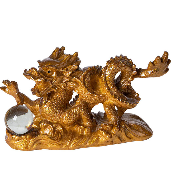 Buddha Stones Year Of The Dragon Color Changing Resin Luck Success Tea Pet Home Figurine Decoration - image 19