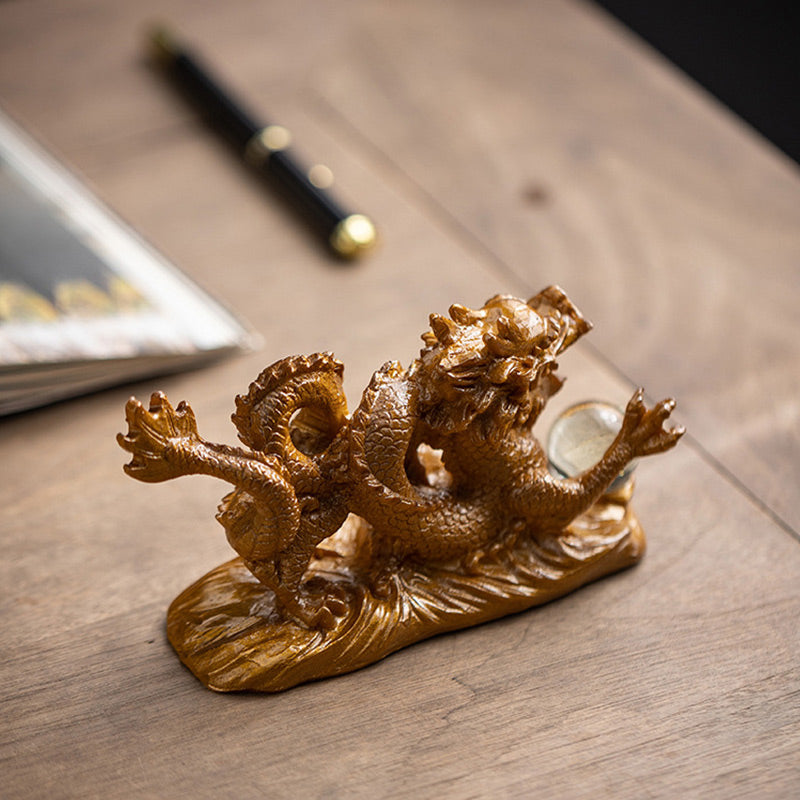 Buddha Stones Year Of The Dragon Color Changing Resin Luck Success Tea Pet Home Figurine Decoration - image 8