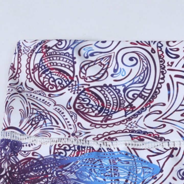 Buddha Stones Flowers Leaves Birds Print Pants Sports Fitness Yoga Leggings Women's Yoga Pants - image 11