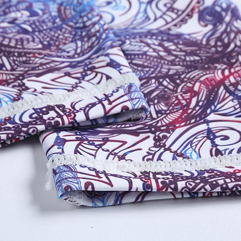 Buddha Stones Flowers Leaves Birds Print Pants Sports Fitness Yoga Leggings Women's Yoga Pants - image 12