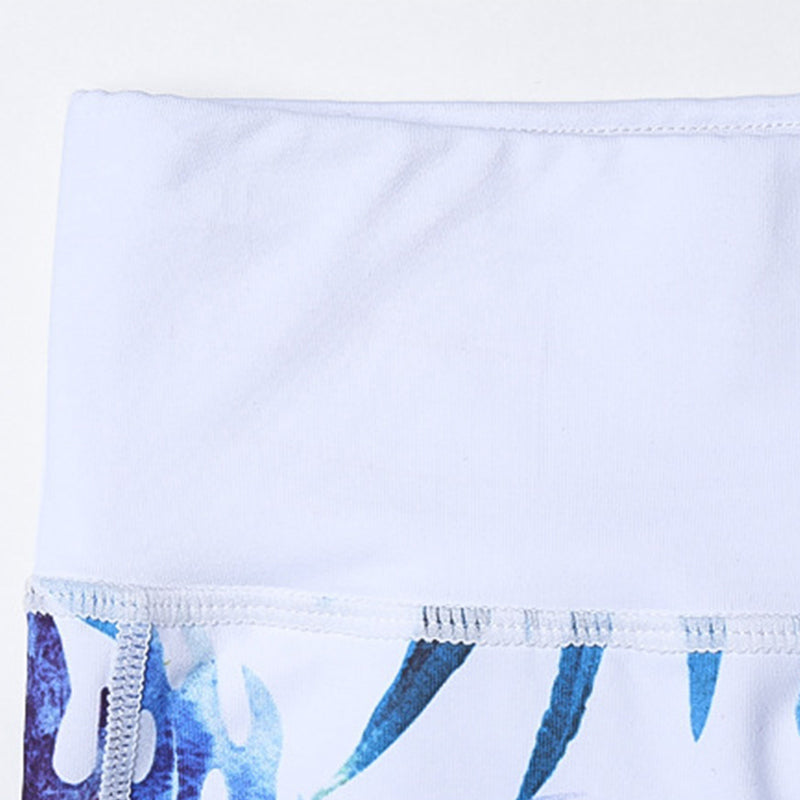 Buddha Stones 2Pcs Sunflower Flowers Leaves Print Top Pants Sports Fitness Yoga Women's Yoga Sets - image 18