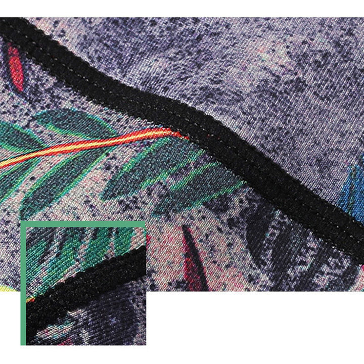 Buddha Stones Red Blue Peacock Feather Print Pants Sports Fitness Yoga Leggings Women's Yoga Pants - image 12