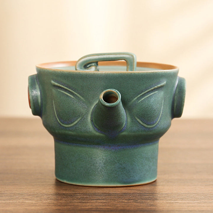 Buddha Stones Sanxingdui Ceramic Teacup Kung Fu Tea Cup With Bag - image 6