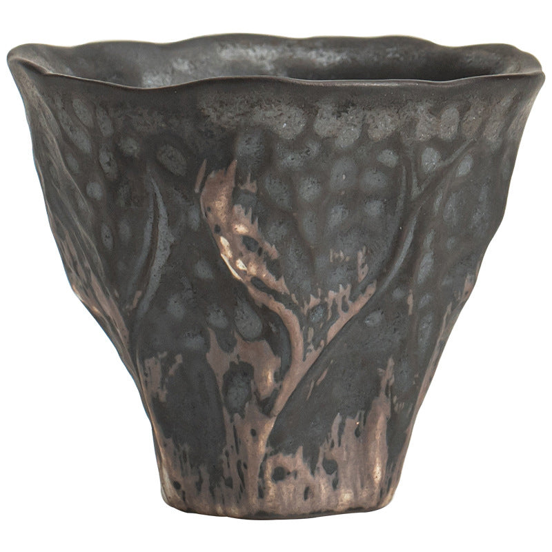 Buddha Stones Lotus Flower Shape Zen Ceramic Teacup Kung Fu Tea Cup 50ml - image 11