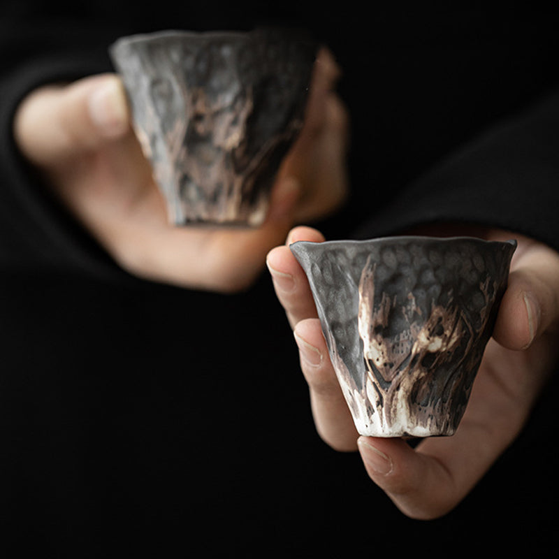 Buddha Stones Lotus Flower Shape Zen Ceramic Teacup Kung Fu Tea Cup 50ml - image 3
