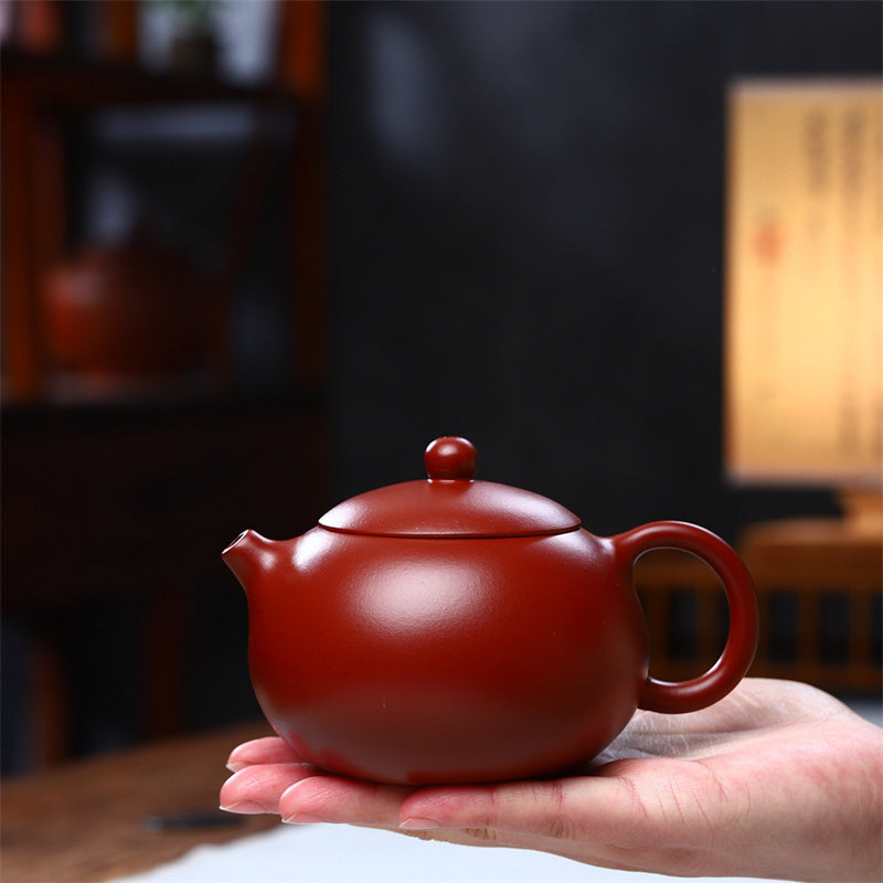 Buddha Stones Vintage Xishi Teapot Purple Clay Kung Fu Teapot 240ml - image 2