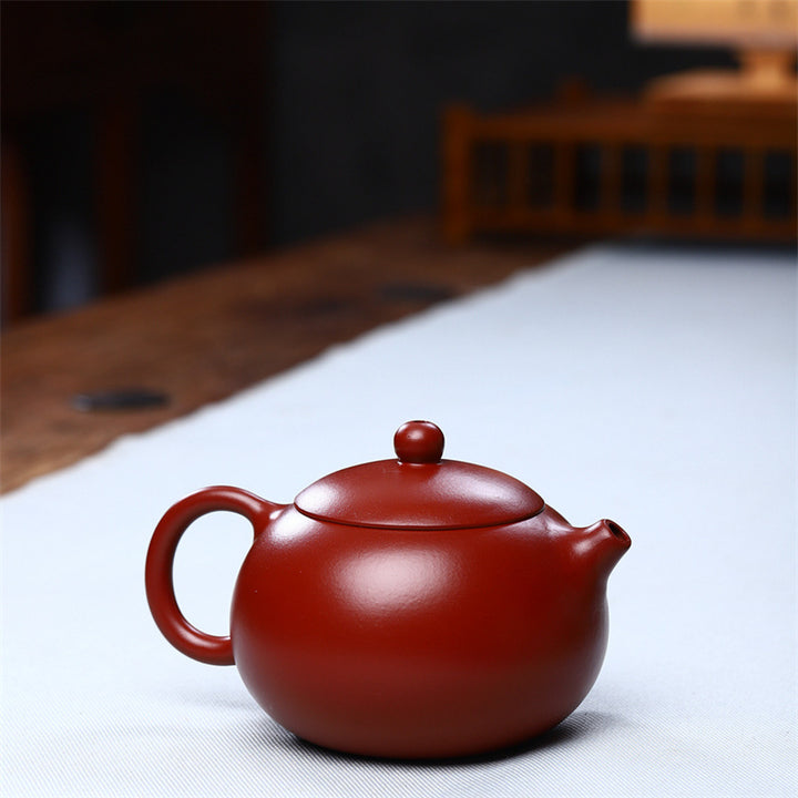 Buddha Stones Vintage Xishi Teapot Purple Clay Kung Fu Teapot 240ml - image 7