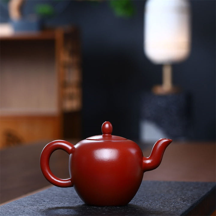 Buddha Stones Yixing Semi-handmade Brown Purple Clay Kung Fu Teapot 200ml - image 8