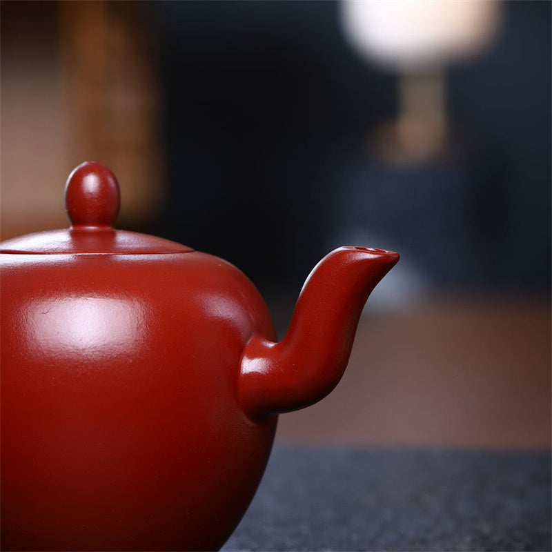 Buddha Stones Yixing Semi-handmade Brown Purple Clay Kung Fu Teapot 200ml - image 4