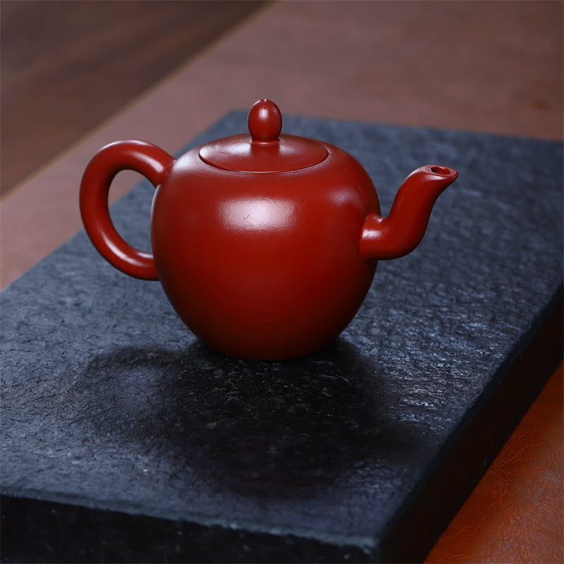 Buddha Stones Yixing Semi-handmade Brown Purple Clay Kung Fu Teapot 200ml - image 2