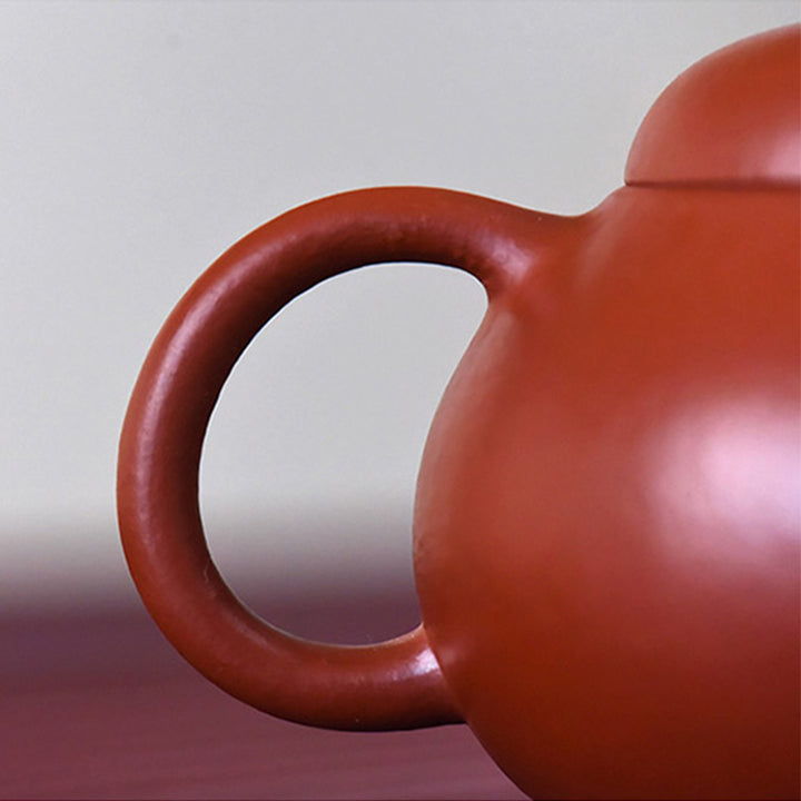 Buddha Stones Yixing All Handmade Wen Dan Brown Purple Clay Kung Fu Teapot - image 12
