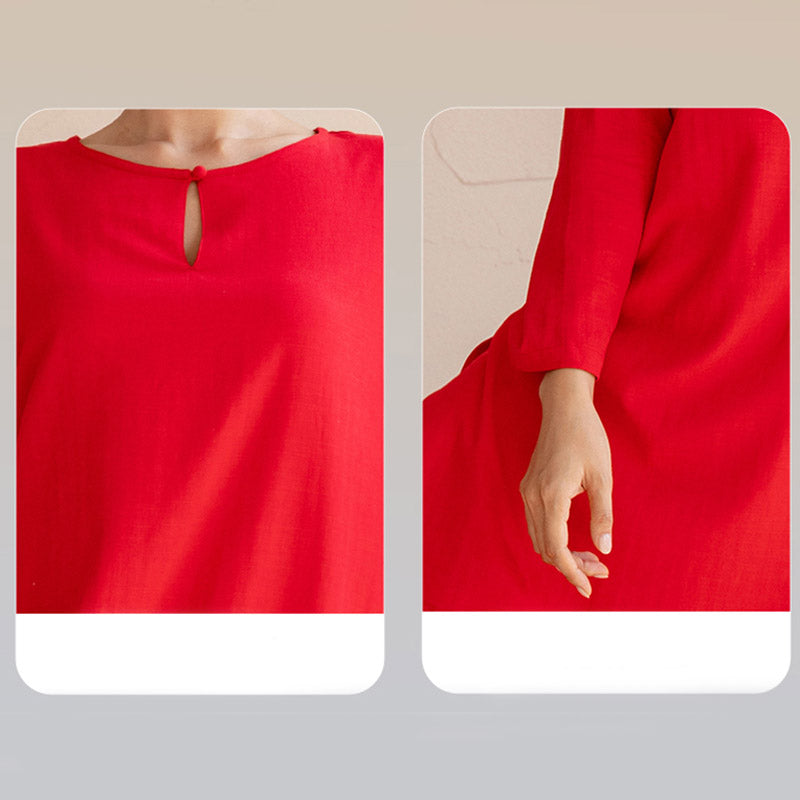 Buddha Stones 2Pcs Simple Design Tai Chi Meditation Yoga Clothing Top Pants Women's Set - image 19