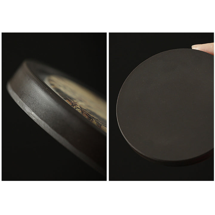 Buddha Stones Plum Blossom Peach Heart Sutra Loquat Magnolia Persimmon Ceramic Cup Mat Pad Coaster Kung Fu Tea Mat - image 16