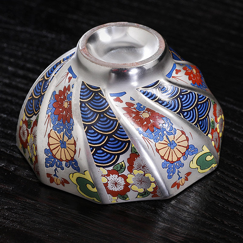 Buddha Stones Chrysanthemum Flowers Ceramic Teacup Kung Fu Tea Cup - image 16