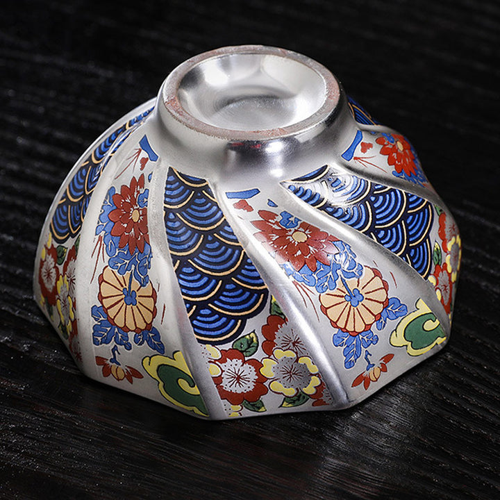Buddha Stones Chrysanthemum Flowers Ceramic Teacup Kung Fu Tea Cup - image 16