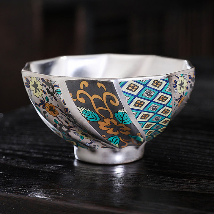 Buddha Stones Chrysanthemum Flowers Ceramic Teacup Kung Fu Tea Cup - image 7