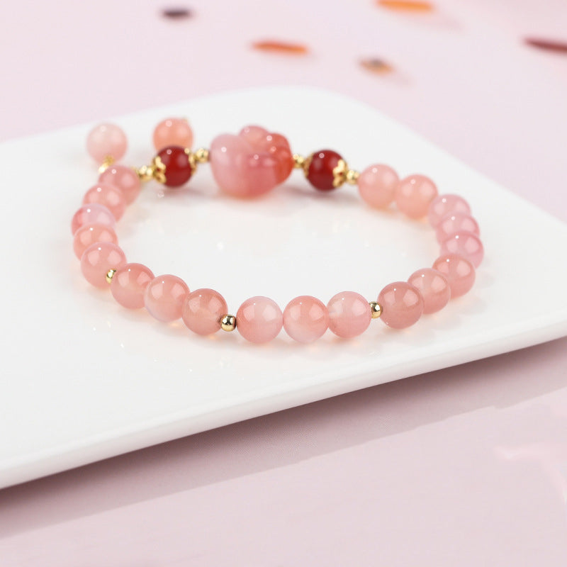 Buddha Stones Natural Yanyuan Agate Cat Claw Paw Positive Bracelet - image 3